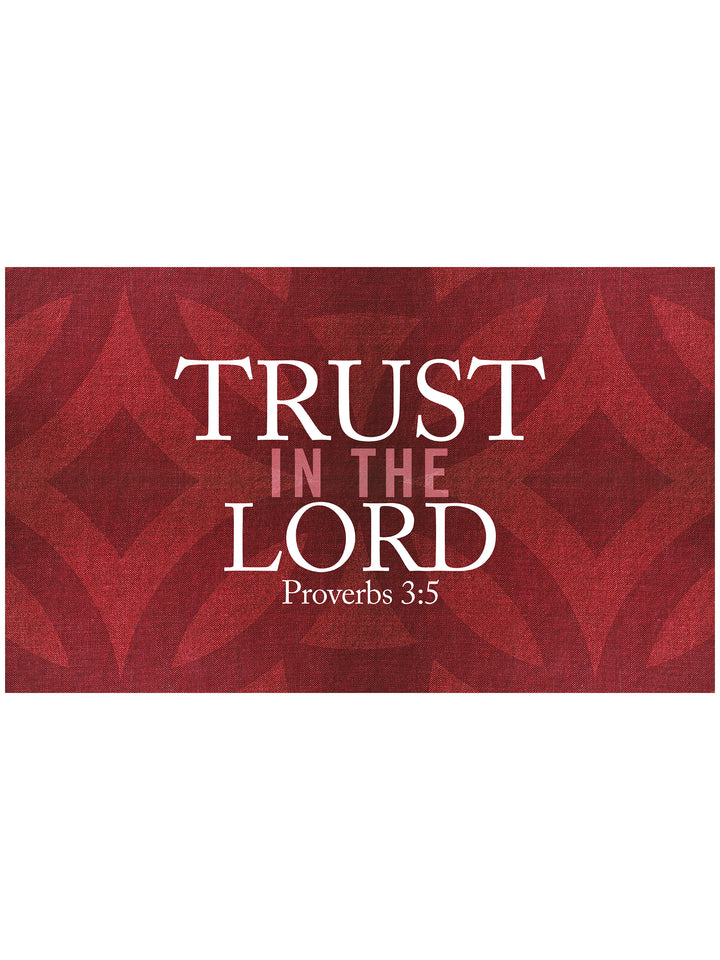 Trust In The Lord Vinyl Kitchen Mat