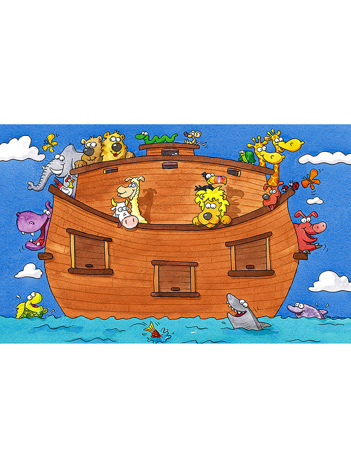 Noah's Ark Vinyl Area Mat