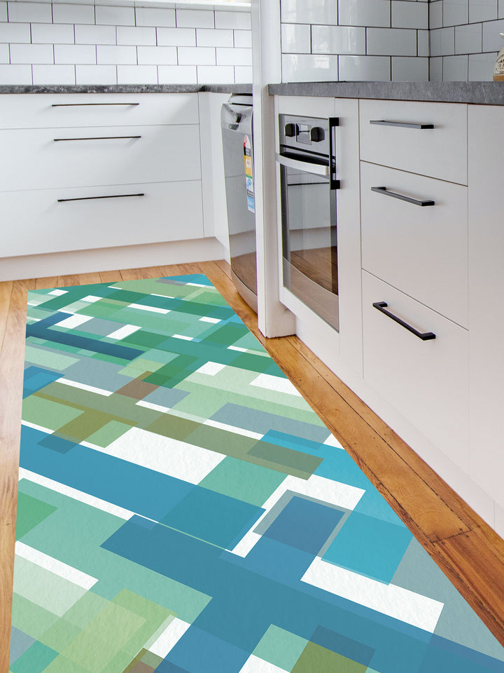 Diagonal Crosses Vinyl Floor Runner - Floors - PraiseBanners