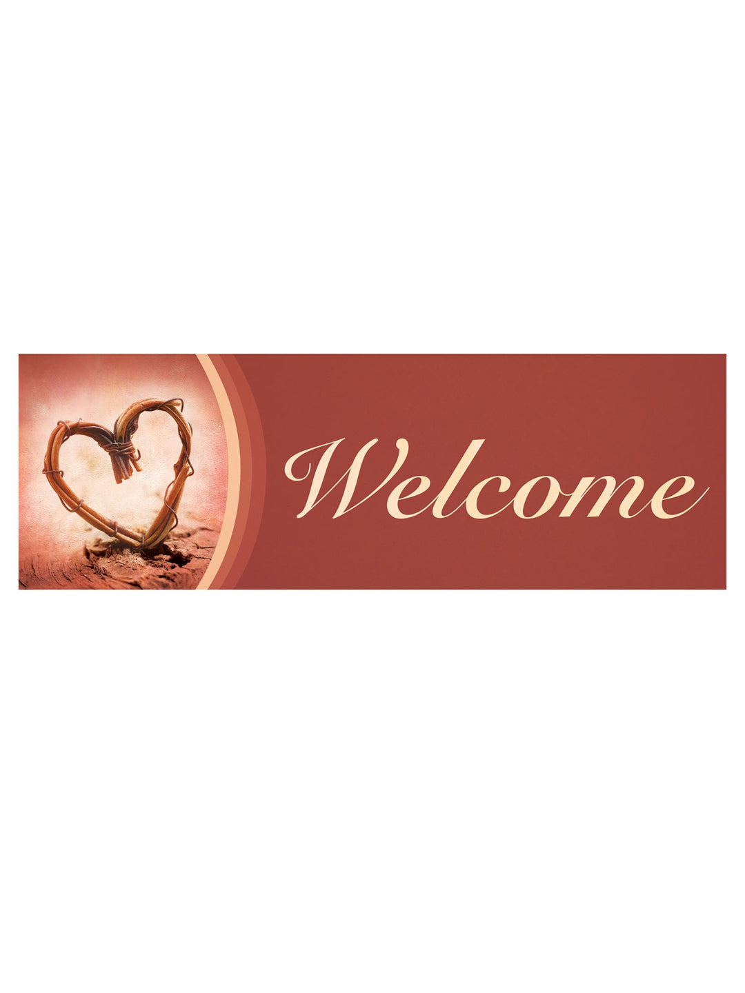 Custom Welcome Banner Heart