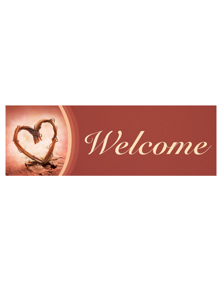 Custom Welcome Banner Heart