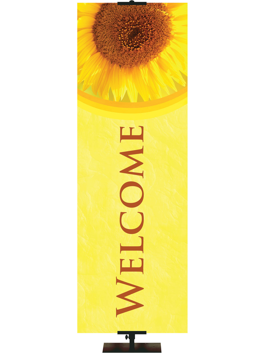 Sunflower Stock Welcome Banner