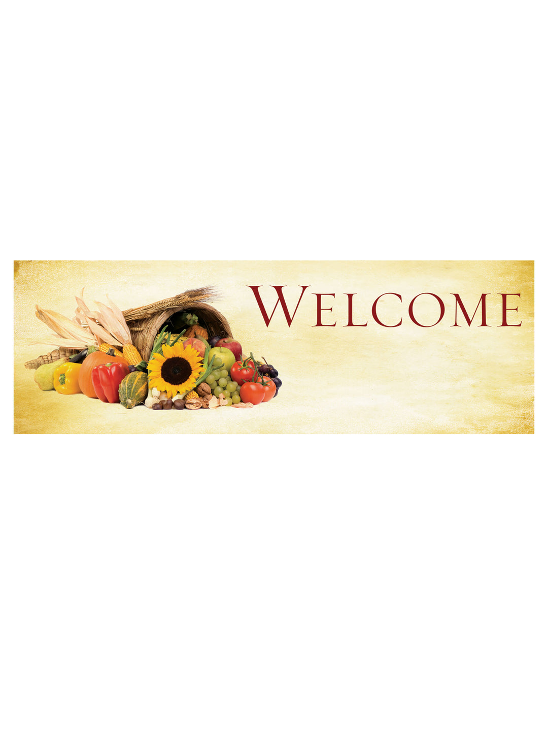 Stock Welcome Banner Cornucopia