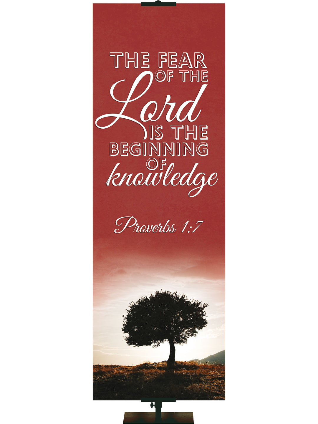 Words of Wisdom Beginning of Knowledge - Year Round Banners - PraiseBanners