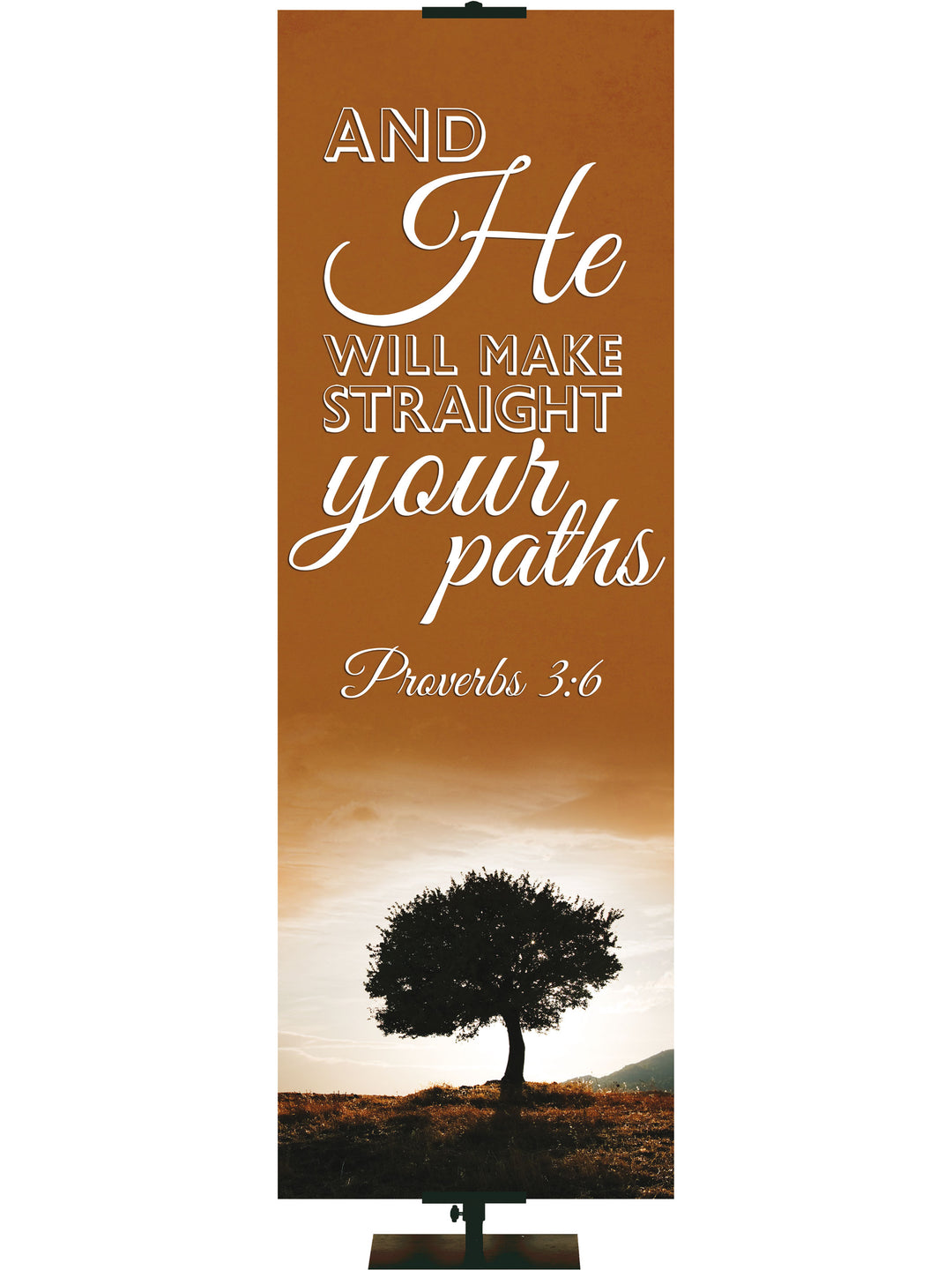 Words of Wisdom Straight Paths - Year Round Banners - PraiseBanners