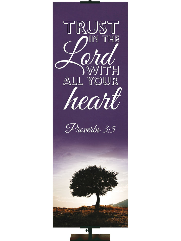 Words of Wisdom Trust in the Lord - Year Round Banners - PraiseBanners