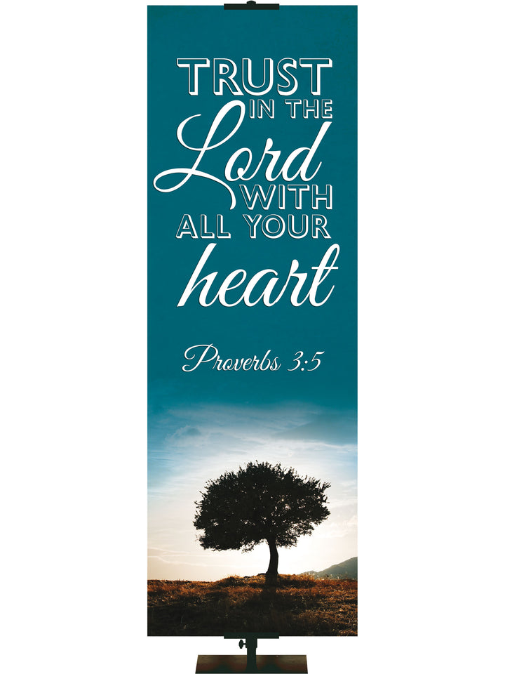 Words of Wisdom Trust in the Lord - Year Round Banners - PraiseBanners