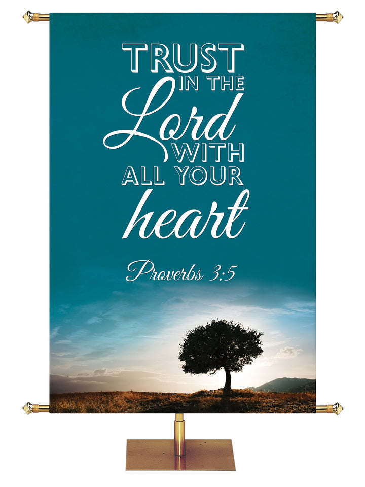 Words of Wisdom Trust in the Lord - Year Round Banners - PraiseBanners