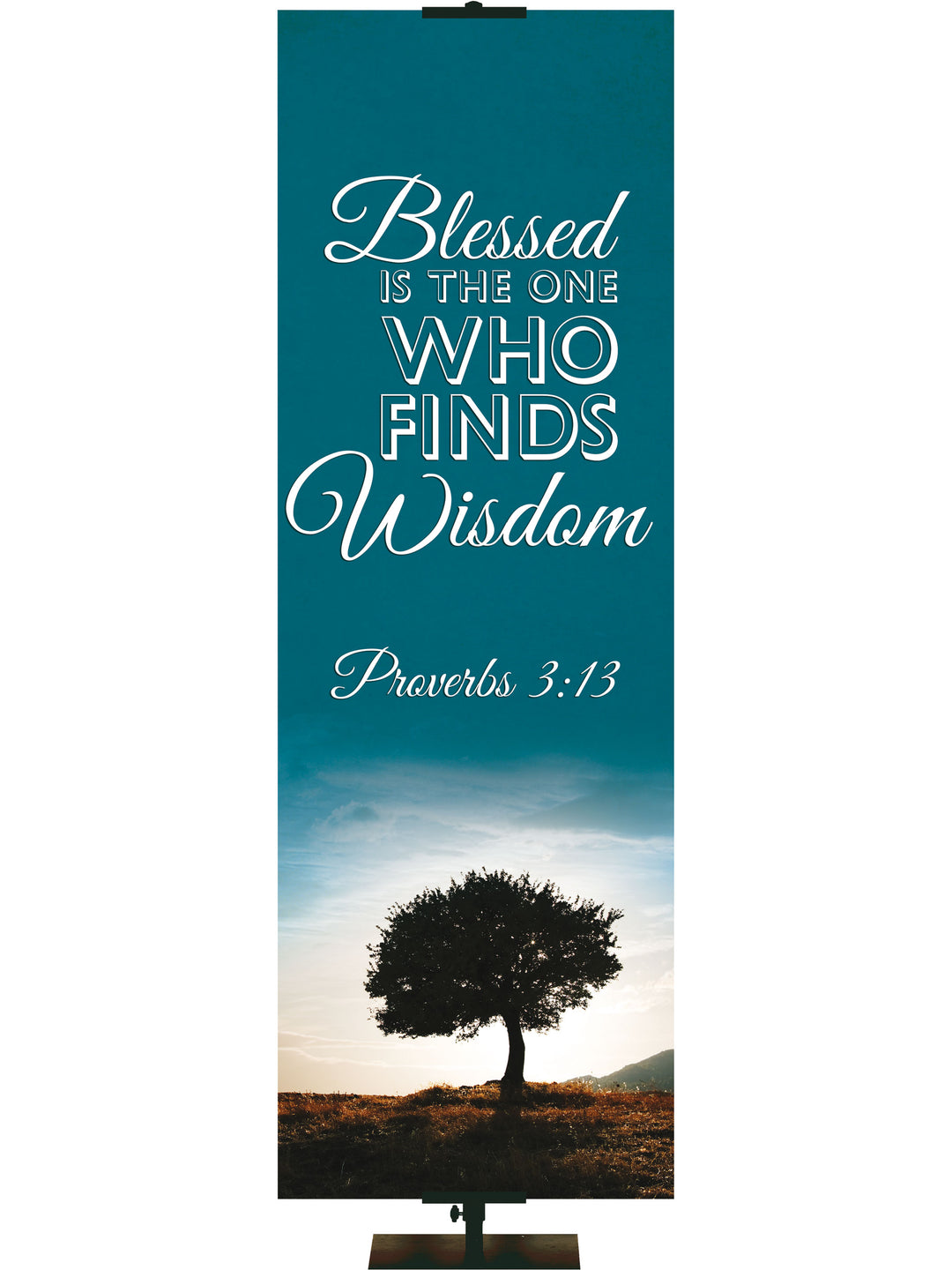 Words of Wisdom Who Finds Wisdom - Year Round Banners - PraiseBanners