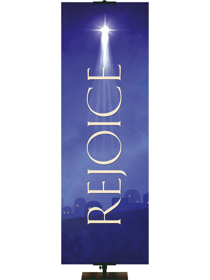 Simple Elegance - Rejoice - Christmas Banners - PraiseBanners