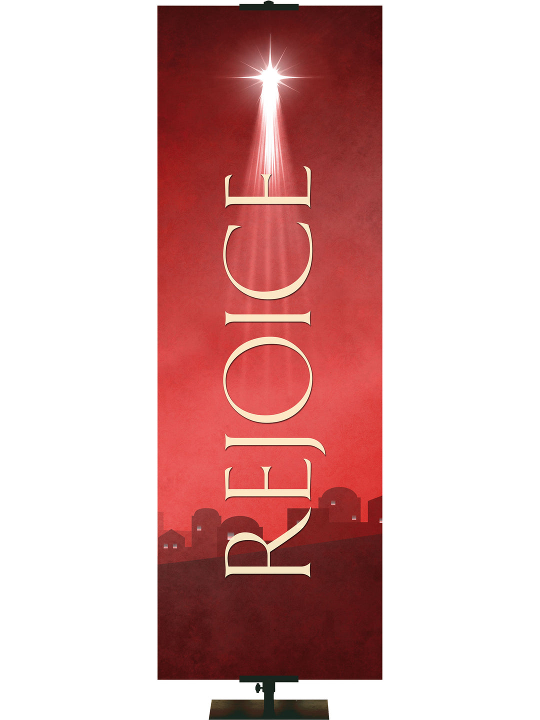 Rejoice Simple Elegance Christmas Banner