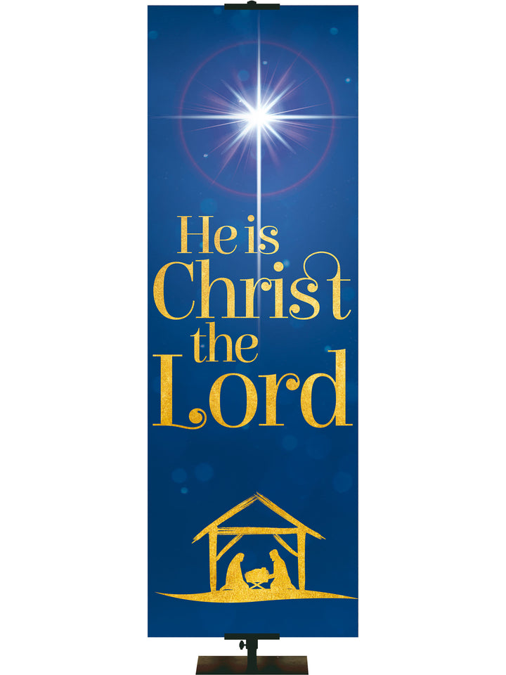 Good Tidings He is Christ the Lord - Christmas Banners - PraiseBanners