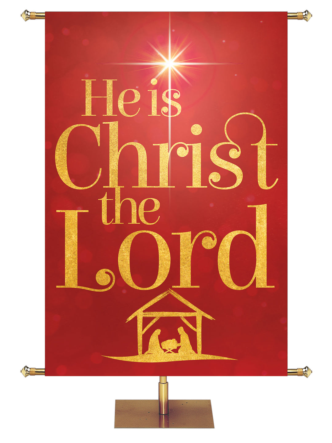 Good Tidings He is Christ the Lord - Christmas Banners - PraiseBanners