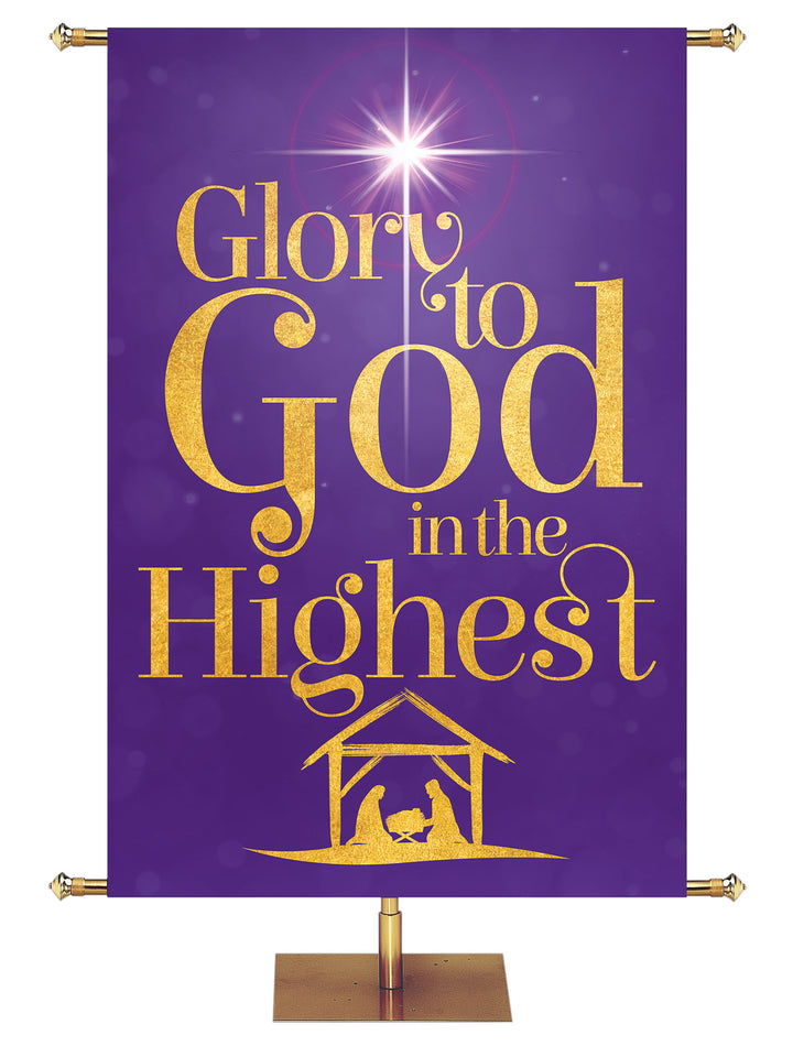 Good Tidings Glory to God - Christmas Banners - PraiseBanners