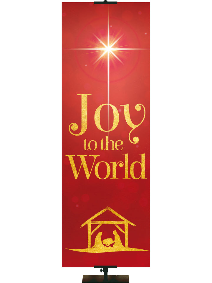 Good Tidings Joy to the World - Christmas Banners - PraiseBanners