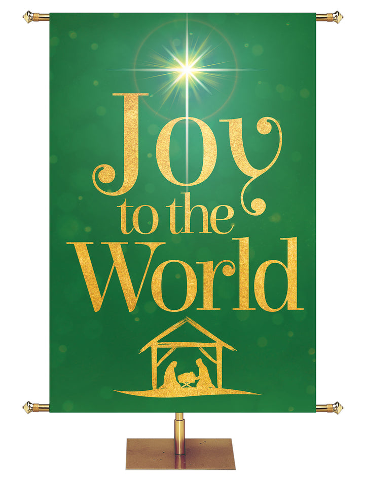 Good Tidings Joy to the World - Christmas Banners - PraiseBanners