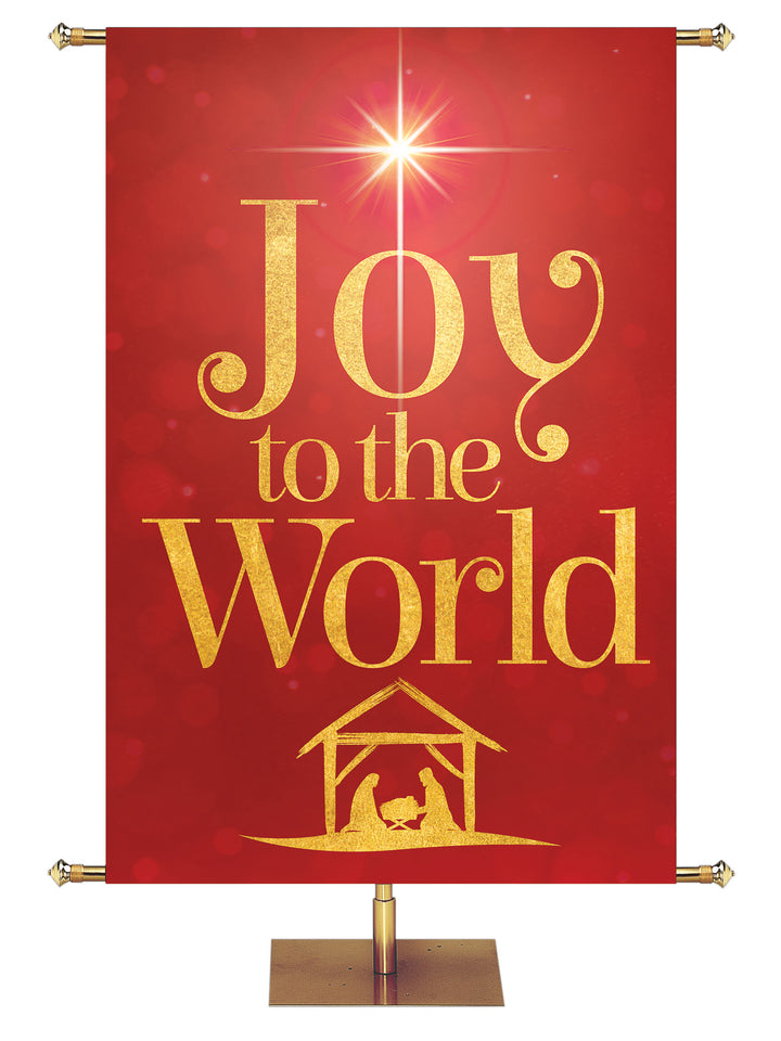 Good Tidings Joy to the World - Christmas Banners - PraiseBanners