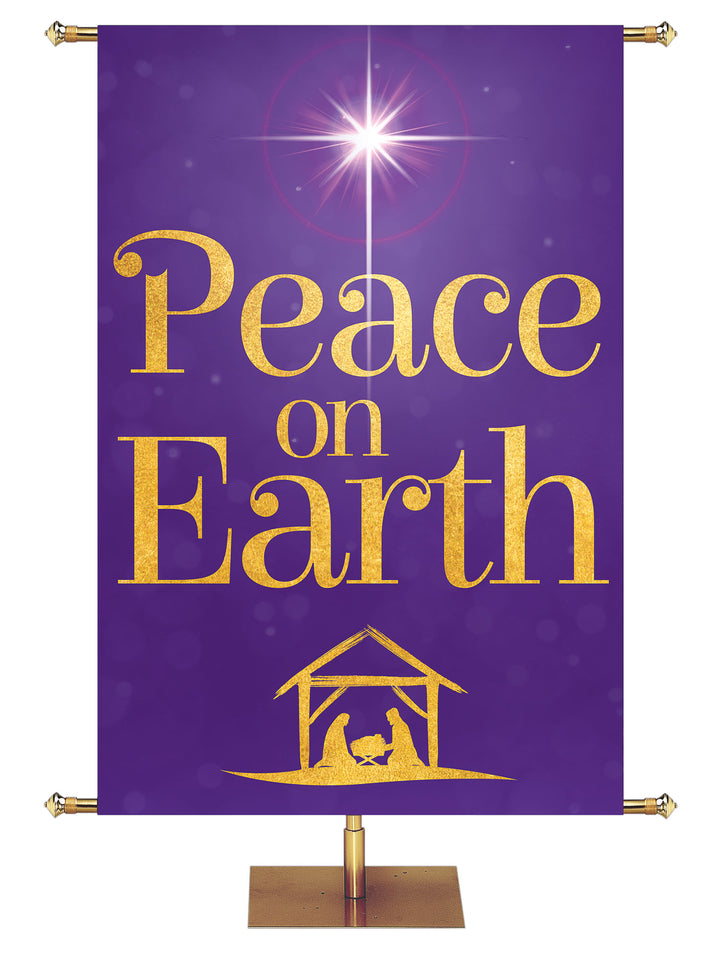 Good Tidings Peace on Earth - Christmas Banners - PraiseBanners