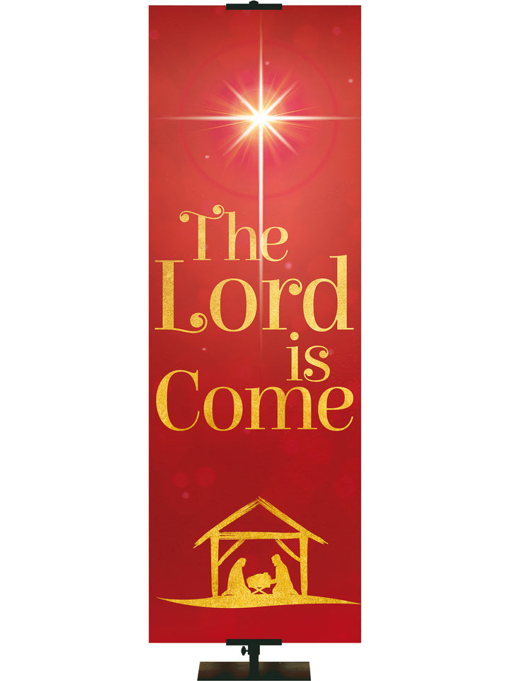 Good Tidings The Lord is Come - Christmas Banners - PraiseBanners