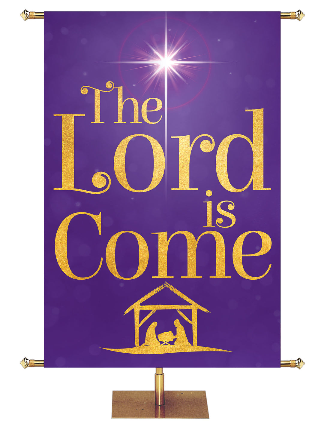 Good Tidings The Lord is Come - Christmas Banners - PraiseBanners