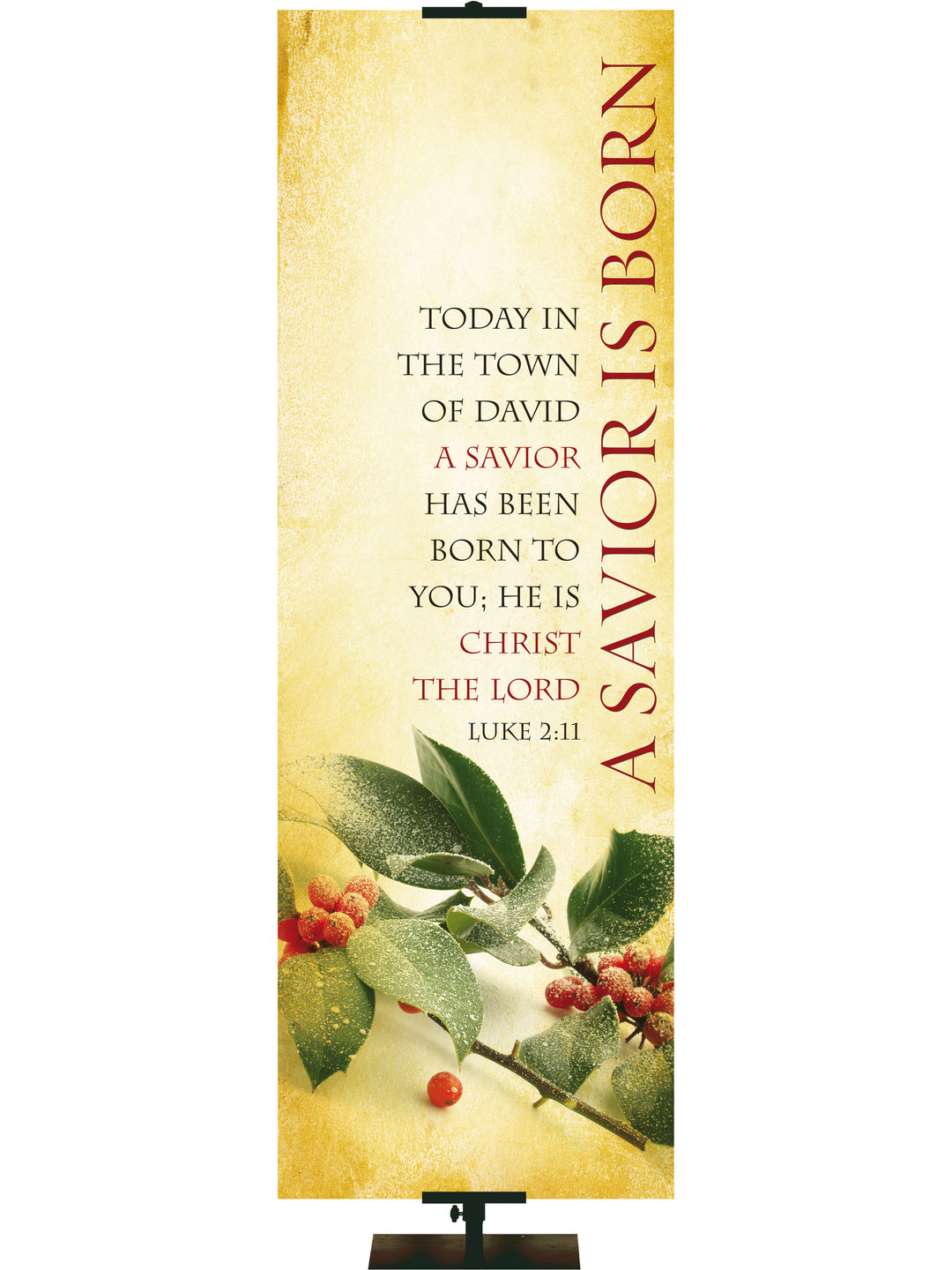 Traditional Christmas A Savior is Born - Christmas Banners - PraiseBanners