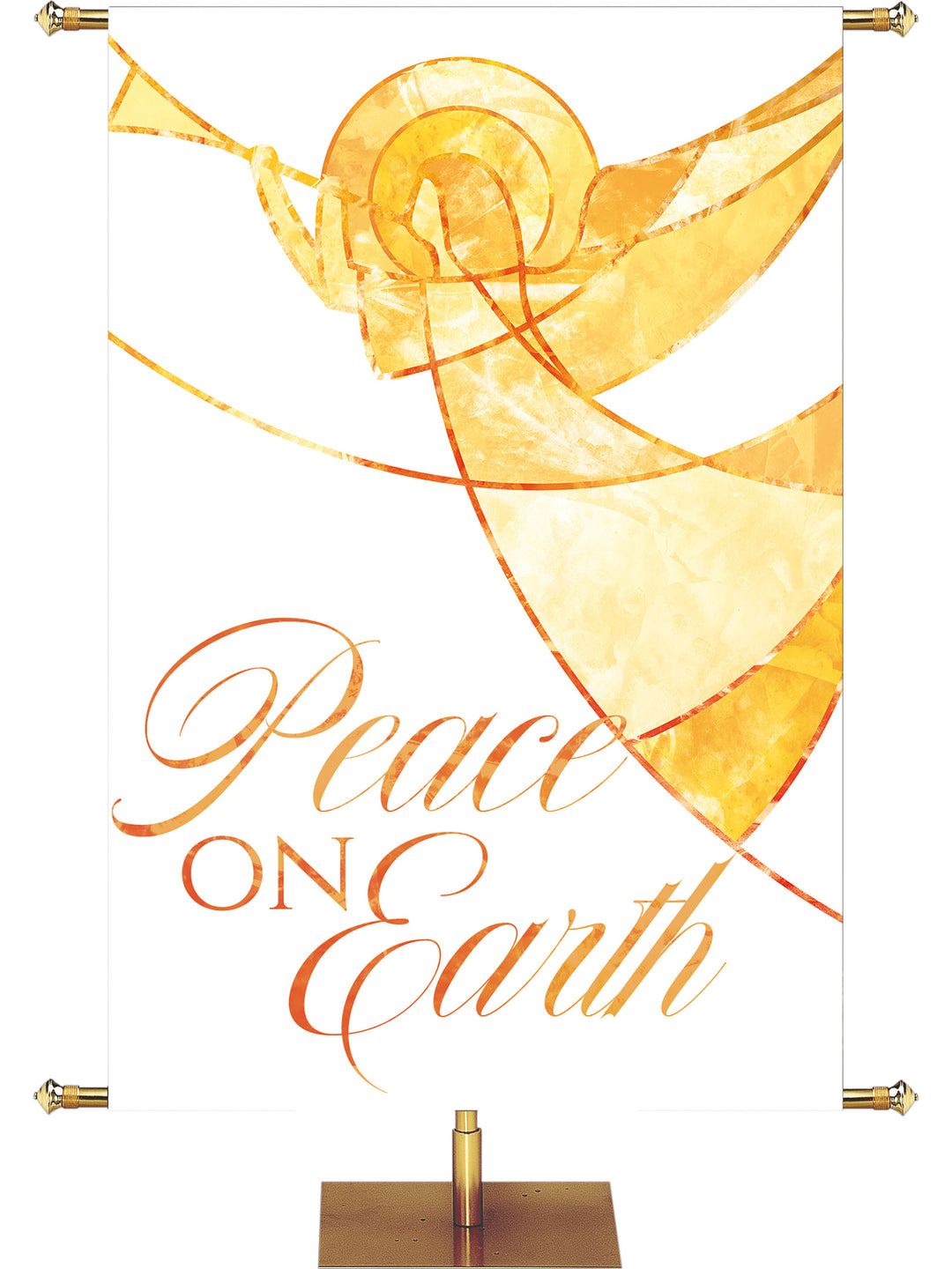 Away in a Manger Peace on Earth Christmas Banner