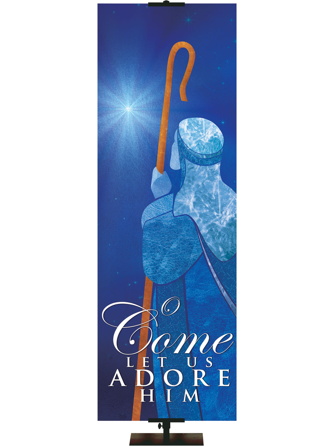 Noel Nativity Let Us Adore Him - Christmas Banners - PraiseBanners