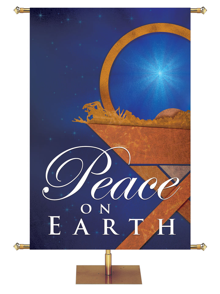 Noel Nativity Peace on Earth - Christmas Banners - PraiseBanners