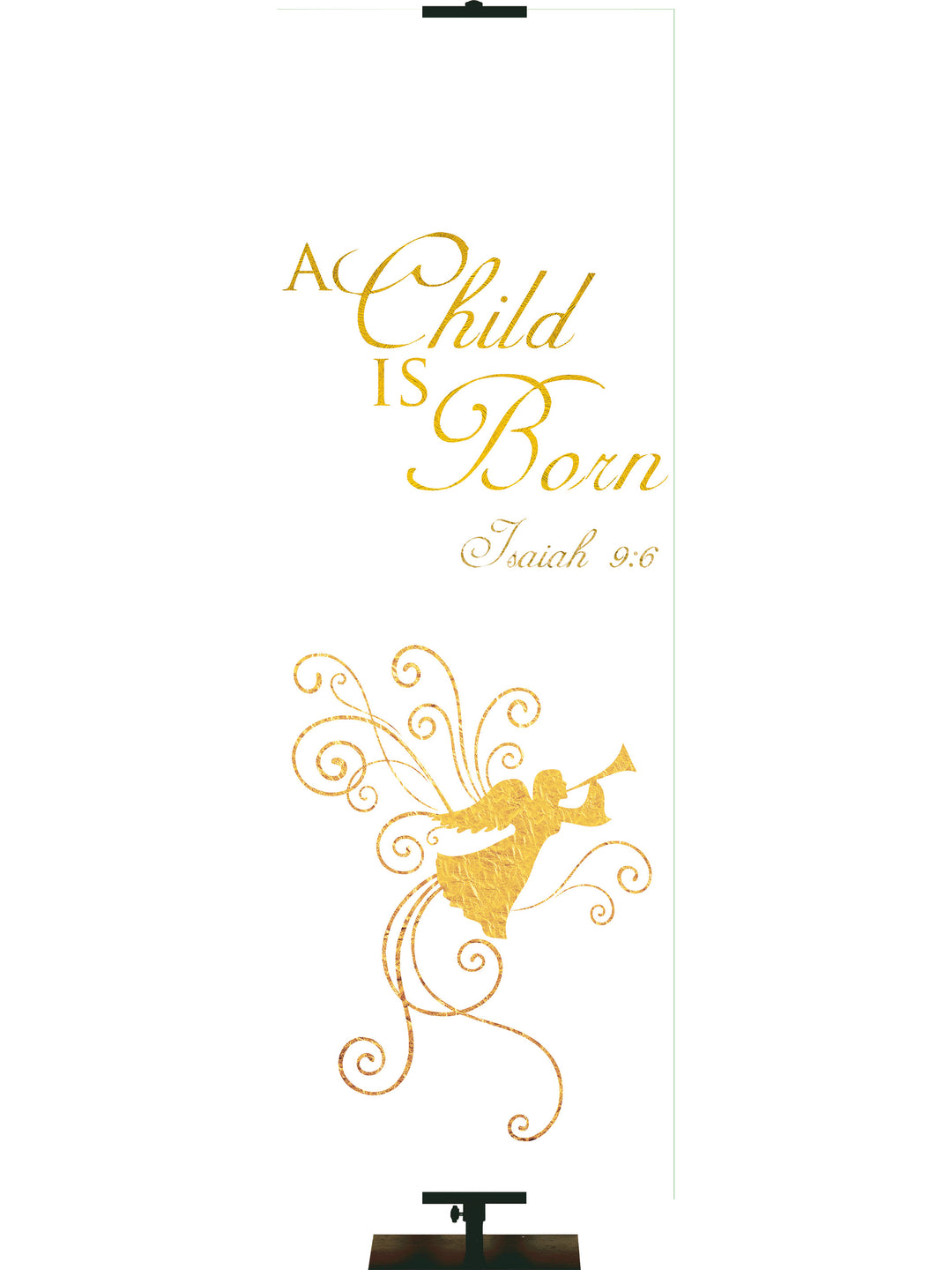 Christmas Foil A Child is Born - Christmas Banners - PraiseBanners