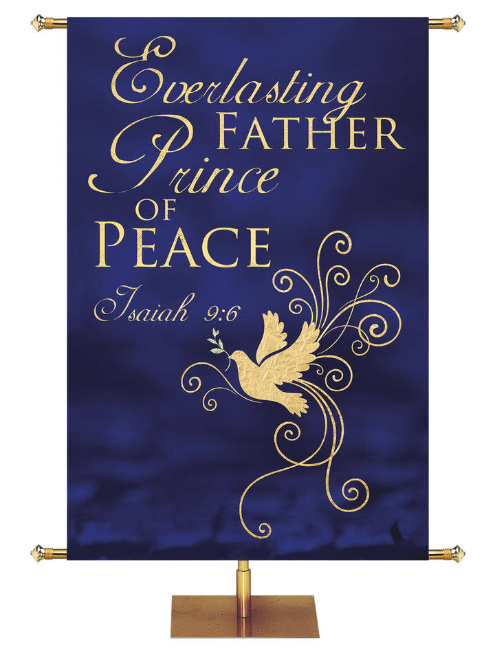 Christmas Foil Everlasting Father - Christmas Banners - PraiseBanners