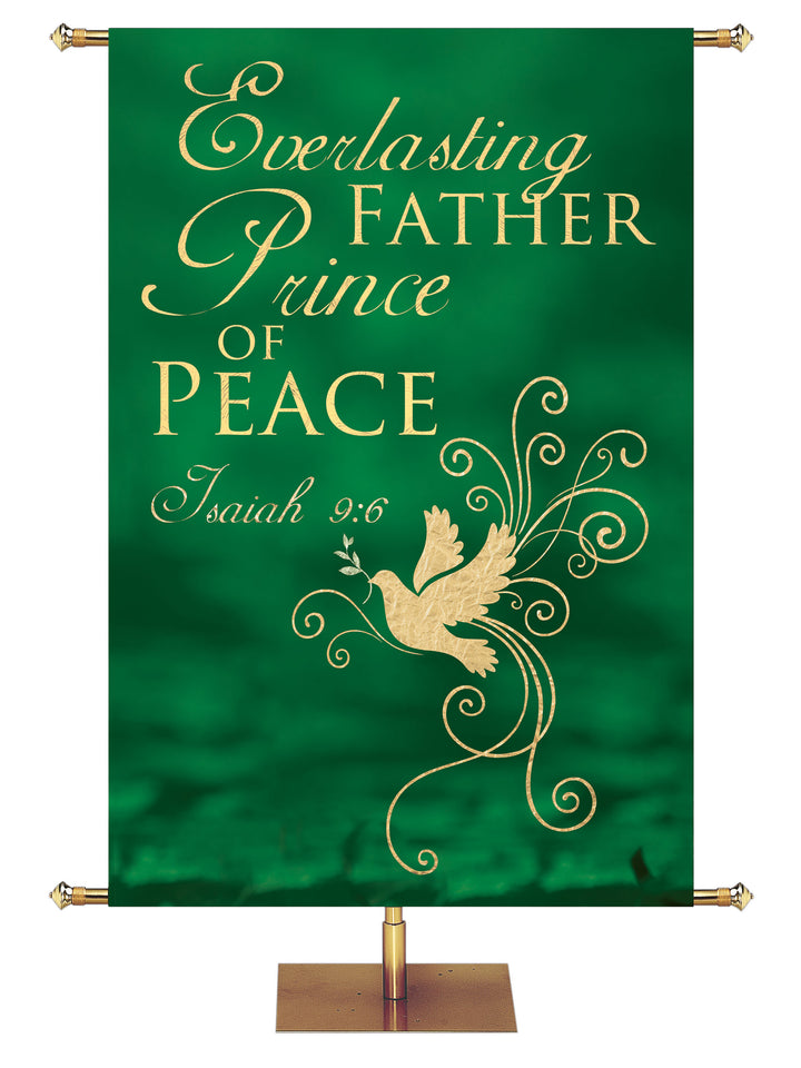 Christmas Foil Everlasting Father - Christmas Banners - PraiseBanners