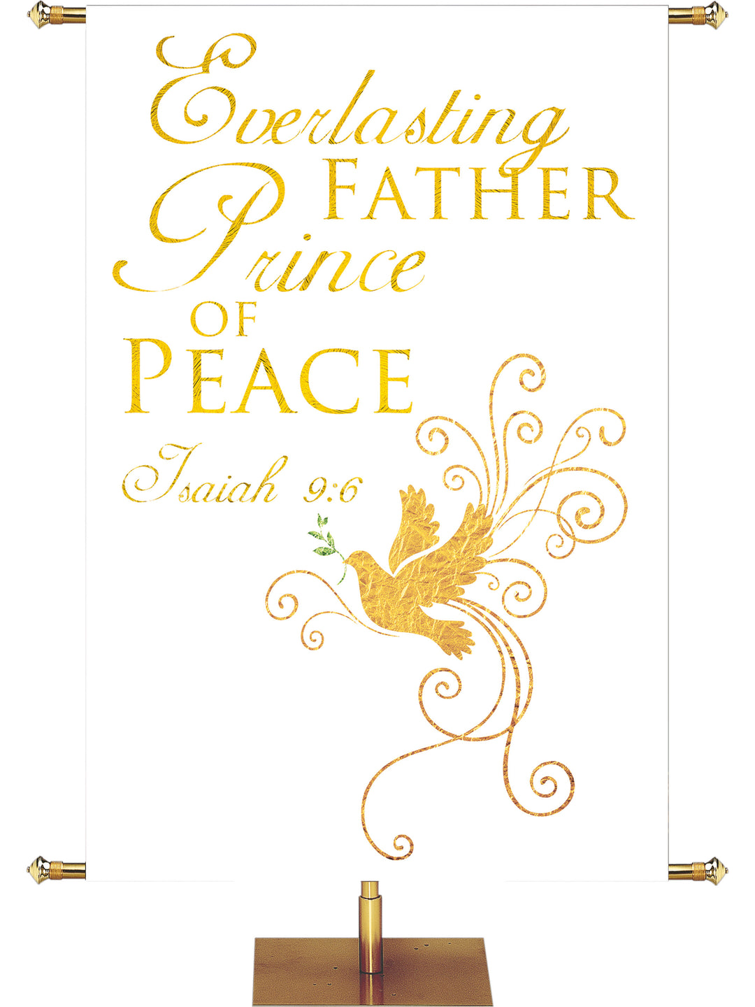 Christmas Foil Everlasting Father - Christmas Banners - PraiseBanners