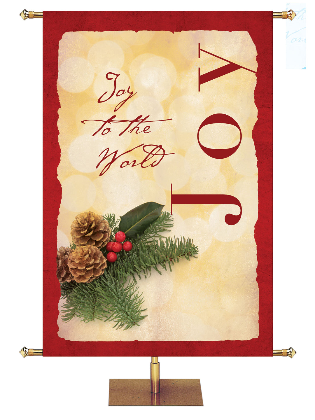 Rustic Christmas Joy - Christmas Banners - PraiseBanners