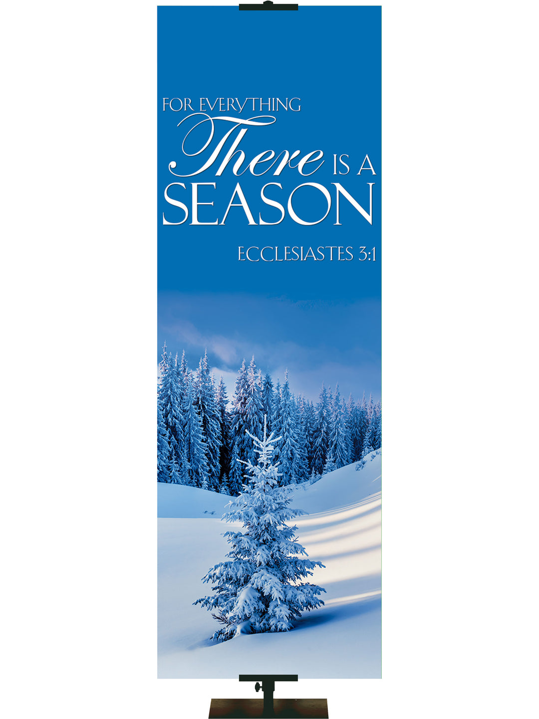 Portraits of Sacred Winter There is A Season A - Christmas Banners - PraiseBanners