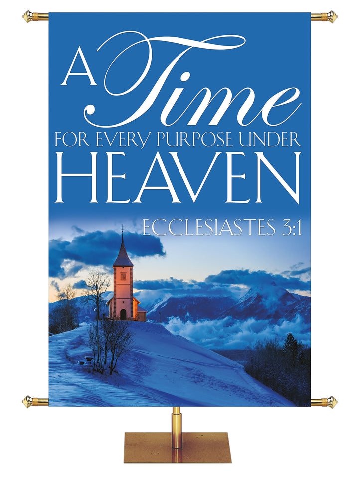 Portraits of Sacred Winter A Time for Every Purpose E - Christmas Banners - PraiseBanners