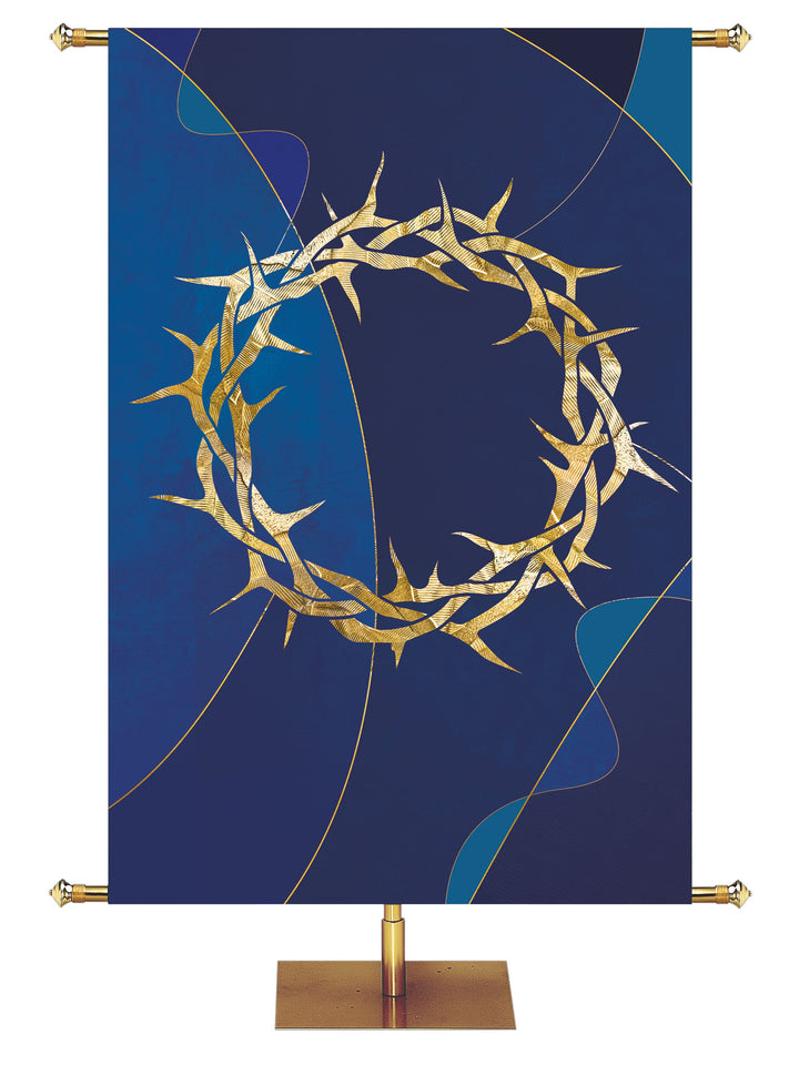 Symbols of Worship Custom Banner Cross - Custom Liturgical Banners - PraiseBanners