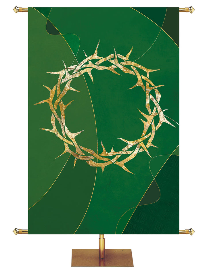 Symbols of Worship Custom Banner Cross - Custom Liturgical Banners - PraiseBanners