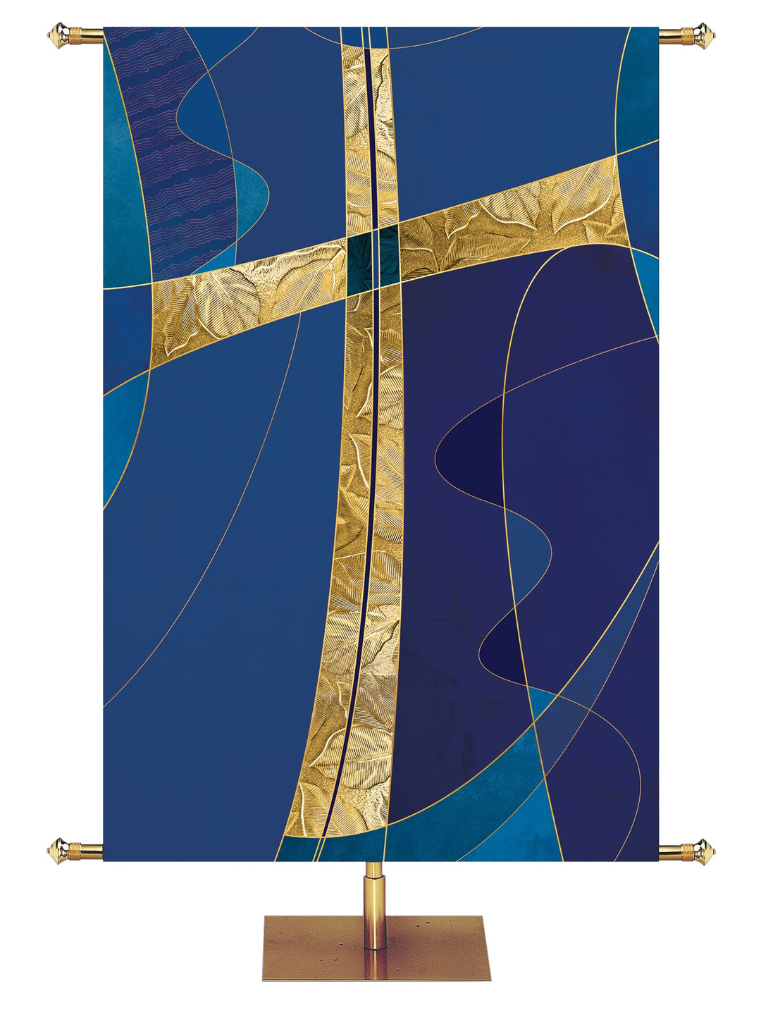 Symbols of Worship Custom Banner Cross - Custom Liturgical Banners - PraiseBanners