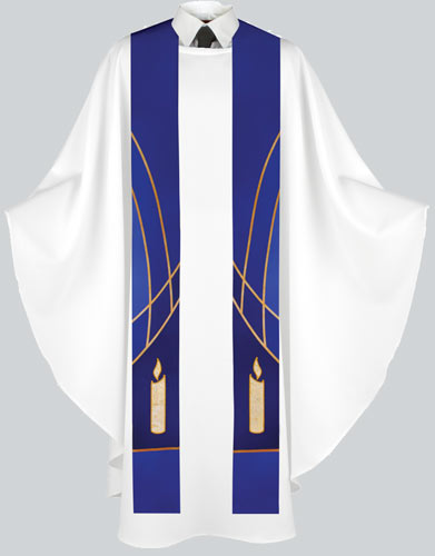 Liturgical Stole Candle Design