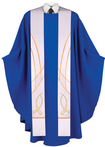 Liturgical Stole Fish - Paraments - PraiseBanners