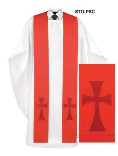 Pure and Simple Cross Stole - Paraments - PraiseBanners